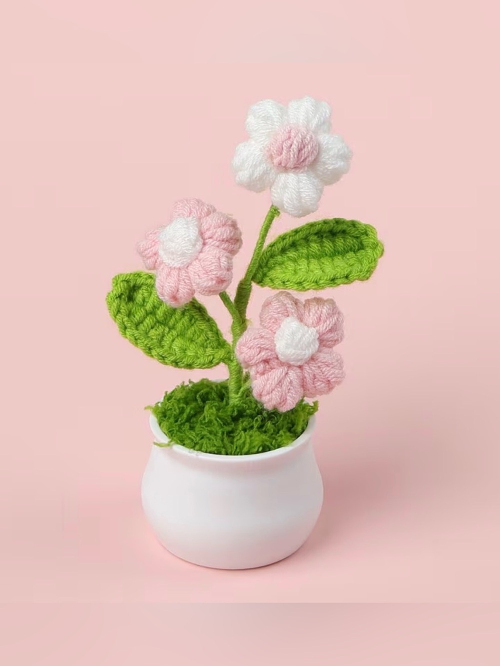 Crochet Flower Pot